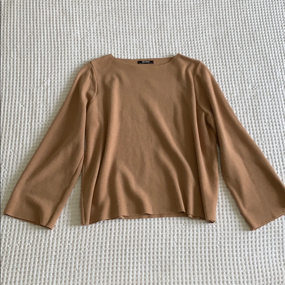 Zara Trafaluc Camel Sweater